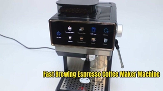 เครื่องชงกาแฟเอสเพรสโซ่เชิงพาณิชย์พร้อมที่ตีฟองนม | 20 บาร์ ใช้งานง่าย OEM