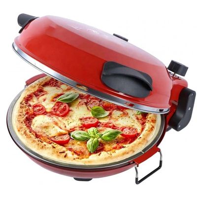 โรงงานนิงโบ 12 นิ้วไม่ติด Calzone Maker หม้อปรุงปิซซ่าในบ้านแดง ใช้ไว FunElectric Multi Pizza Maker