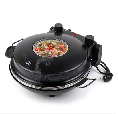 โรงงานนิงโบ 12 นิ้วไม่ติด Calzone Maker หม้อปรุงปิซซ่าในบ้านแดง ใช้ไว FunElectric Multi Pizza Maker