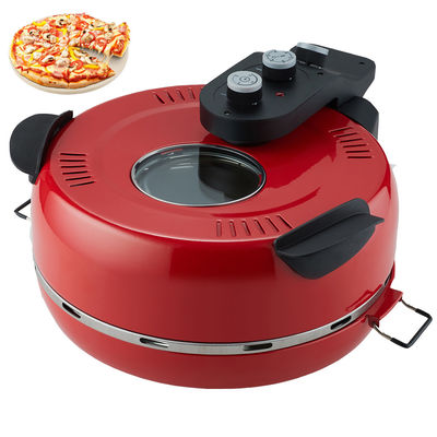 ราคาตรงจากโรงงาน 12 นิ้ว Non-Stick Calzone Maker Pizza oven ในบ้านสีแดง ใช้ Fast FunElectric Multi Pizza Maker