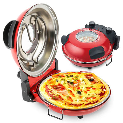 ราคาตรงจากโรงงาน 12 นิ้ว Non-Stick Calzone Maker Pizza oven ในบ้านสีแดง ใช้ Fast FunElectric Multi Pizza Maker