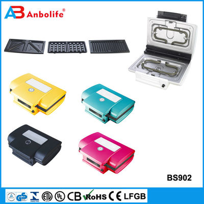 16 นิ้ว Foldaway เซรามิค ครอบครัวขนาดไฟฟ้า Skillet ด้วยกล่อง Cover ทองแดงเคลือบ 1200 วัตต์