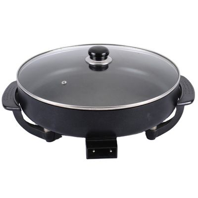 Anbo anti-stick round electric grill pan/electric aluminum pizza pan สําหรับเครื่องใช้ในบ้าน