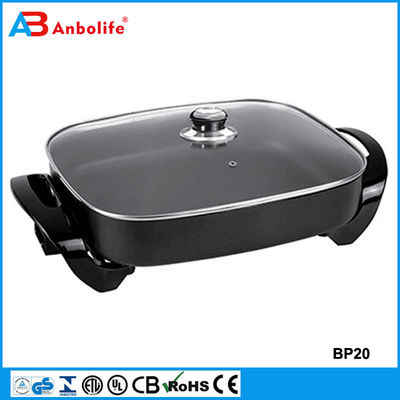 Anbo anti-stick round electric grill pan/electric aluminum pizza pan สําหรับเครื่องใช้ในบ้าน