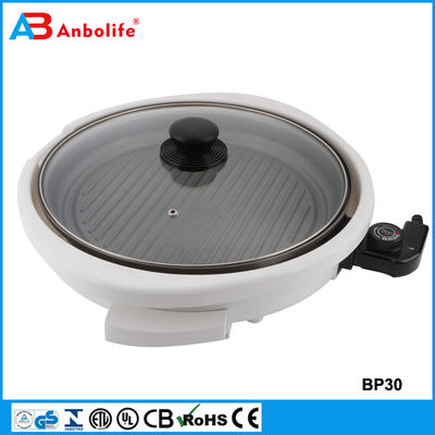 Anbo anti-stick round electric grill pan/electric aluminum pizza pan สําหรับเครื่องใช้ในบ้าน