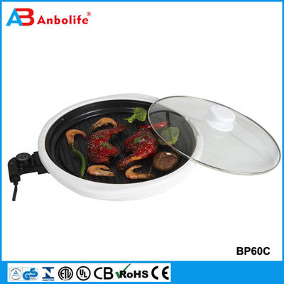 Anbo anti-stick round electric grill pan/electric aluminum pizza pan สําหรับเครื่องใช้ในบ้าน