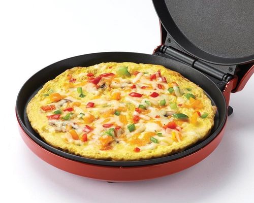 เครื่องทําพีซซ่าไฟฟ้าใหม่ พกพาคุณภาพสูงหลายฟังก์ชันไฟฟ้า pizza sandwich oven / pizza pan