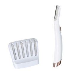 USB สินค้าความดูแลส่วนตัวของผู้หญิง LED Light Lady Shaver เครื่องตัดคิ้วไฟฟ้า