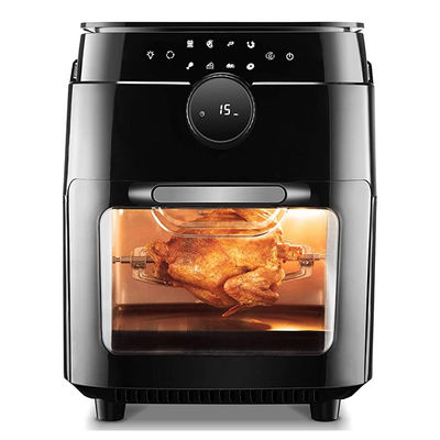 เครื่องปรุงอากาศดิจิตอล 12L พร้อม 12 โปรแกรม One Touch Rotisserie Toaster Dehydrator อุปกรณ์ครัวสมาร์ท Freidora Sin Aceite