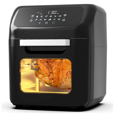 เครื่องปรุงอากาศดิจิตอล 12L พร้อม 12 โปรแกรม One Touch Rotisserie Toaster Dehydrator อุปกรณ์ครัวสมาร์ท Freidora Sin Aceite