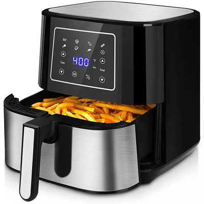 เครื่องอบอุ่นอากาศพลังงาน 5.5l 5l 6L 7l ไม่มีน้ํามัน Rotisserie Toaster Smart Air Fryer