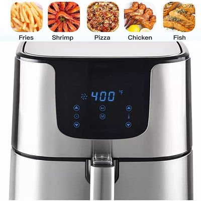 น้ํามันฟรี สแตนเลส อิเล็กทรริก kitchenid อากาศ fryer oven 5.5L 7L XL ดิจิตอล 8 Presets หน้าจอสัมผัส