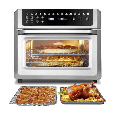 24L 12L อากาศ Fryer เตาอบ ภัตตาคารเครื่องครัว เครื่องทําอาหาร สแตนเลสไฟฟ้า Retro ขนาดใหญ่