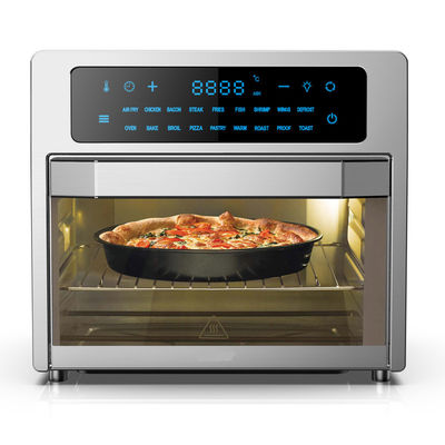 หน้าจอสัมผัส เครื่องปรุงขนย่างไฟฟ้าประจําบ้าน 9L 12L Steam Cooking Oilless Dual Air Fryer Oven