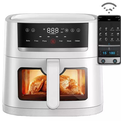 อิเล็กทริก Wifi Tuya 3.5L 4L 5.5L 6.5L 8L 9L สมาธิกระจกน้ํามันฟรี Deep Fryer