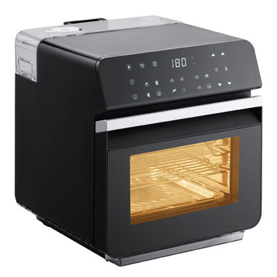 18L Dual Air Frye ด้วยสเตมและการแห้งฟังก์ชัน 2450W โตสเตอร์ Dehydrator ไม่ใช้น้ํามัน