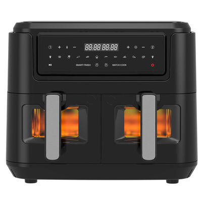 เครื่องต้มอากาศสมาธิ 2400W Double With Visible Transparent Window 9L เทคโนโลยีสองโซนดิจิตอล