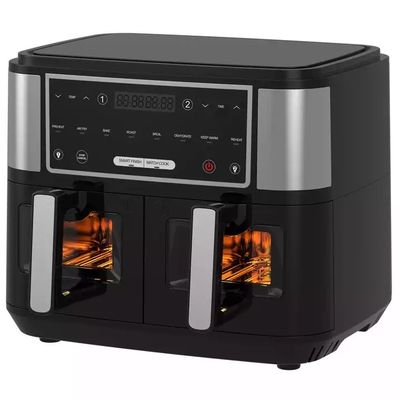 เครื่องต้มอากาศสมาธิ 2400W Double With Visible Transparent Window 9L เทคโนโลยีสองโซนดิจิตอล