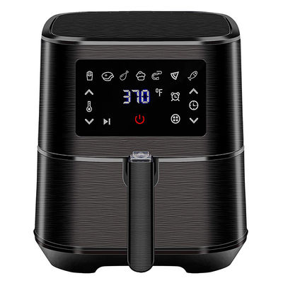 ห้องครัวขนาดเล็ก บ้านไฟฟ้า 8L เครื่องปรุงอากาศดิจิตอล 1700W เครื่องปรุงอาหาร สแตนเลส โซนกระเป๋าสอง