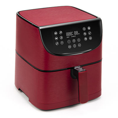 ห้องครัวขนาดเล็ก บ้านไฟฟ้า 8L เครื่องปรุงอากาศดิจิตอล 1700W เครื่องปรุงอาหาร สแตนเลส โซนกระเป๋าสอง