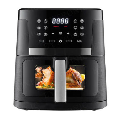 เครื่องต้มอากาศดิจิตอลสมาธิ 6.5L 7L หน้าต่างมองเห็นใหม่ Freidora De Aire Electric With Wifi