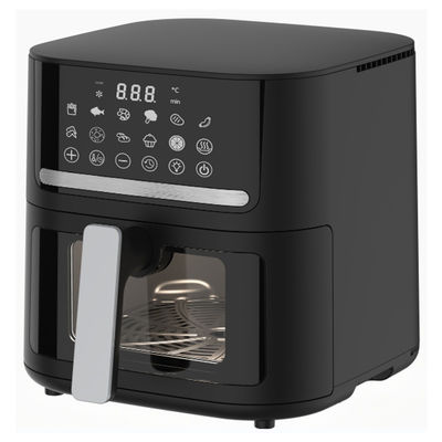 เครื่องต้มอากาศดิจิตอลสมาธิ 6.5L 7L หน้าต่างมองเห็นใหม่ Freidora De Aire Electric With Wifi