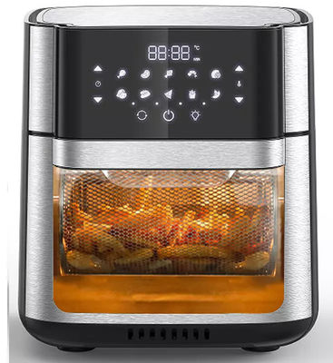 เครื่องปรุงอากาศแบบดิจิตอลด้วยสเตม พร้อมจอดิจิตอล เครื่องปรุงไก่ Rotisserie สแตนเลส