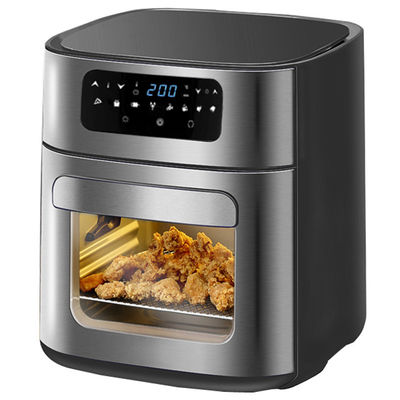 เครื่องปรุงอากาศแบบดิจิตอลด้วยสเตม พร้อมจอดิจิตอล เครื่องปรุงไก่ Rotisserie สแตนเลส