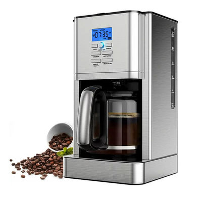เครื่องทํากาแฟเอสเพรสโซ่ไฟฟ้าอัตโนมัติ พร้อมเครื่องบด