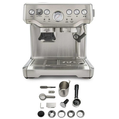 เครื่องทํากาแฟเอสเพรสโซ่ไฟฟ้าอัตโนมัติ พร้อมเครื่องบด