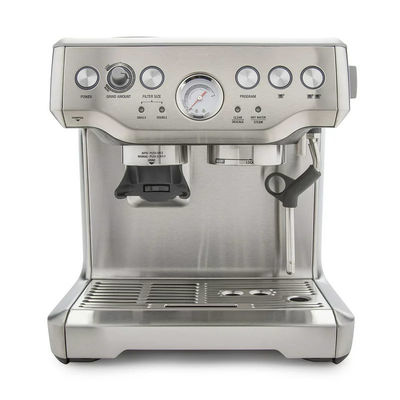 เครื่องทํากาแฟเอสเพรสโซ่ไฟฟ้าอัตโนมัติ พร้อมเครื่องบด