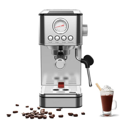 เครื่องทํากาแฟอัตโนมัติพาณิชย์ เครื่องทํากาแฟสแตนเลส 1200W
