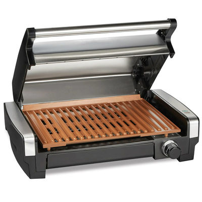 สามารถถอดออกได้ 4 ชิ้น บาร์บีควีจ์ในห้อง Panini Press ด้วยการควบคุม Knob