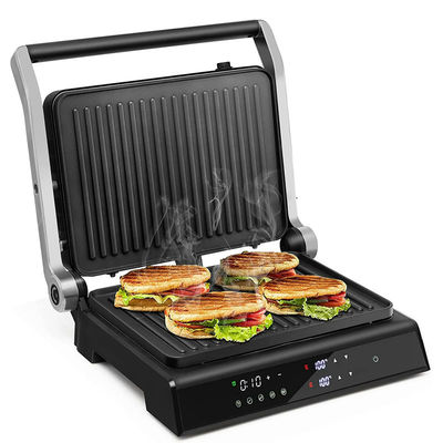 สามารถถอดออกได้ 4 ชิ้น บาร์บีควีจ์ในห้อง Panini Press ด้วยการควบคุม Knob