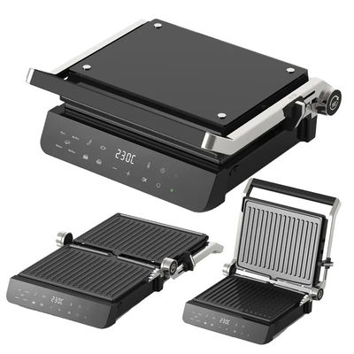 สามารถถอดออกได้ 4 ชิ้น บาร์บีควีจ์ในห้อง Panini Press ด้วยการควบคุม Knob
