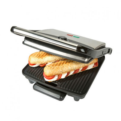 Knob Contact Electric Press Grill 2 ชิ้น มินิ ออโต้ พานินี่ กับพื้นผิว Ultra Nonstick