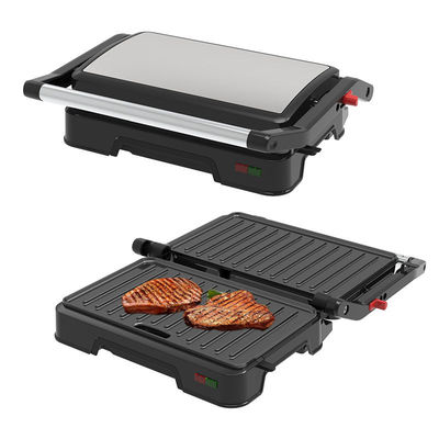 Knob Contact Electric Press Grill 2 ชิ้น มินิ ออโต้ พานินี่ กับพื้นผิว Ultra Nonstick