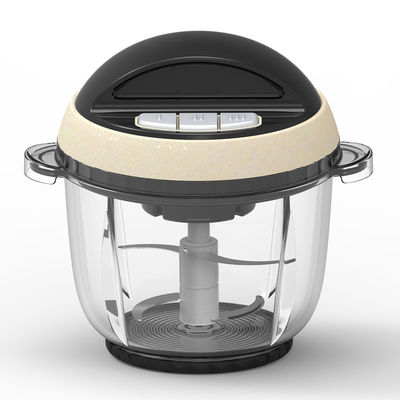 เครื่องผสมผสาน 400W ช็อปเปอร์มืออาชีพ เครื่องบดเนื้อไฟฟ้า 2L สแตนเลสแก้ว