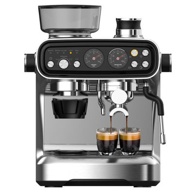 เครื่องกาแฟเอสเพรสโซ่ไฟฟ้ามืออาชีพ พลังงาน 15/20bar ปั๊มแรงกดดัน Cappuccino Latte Grinder ผลิตจากพลาสติกทนทาน
