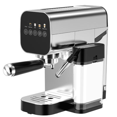 เครื่องทํากาแฟเอสเพรสโซ่แบบครึ่งอัตโนมัติ พร้อมหมอกนมมือสําหรับแคปปูจินโญ่