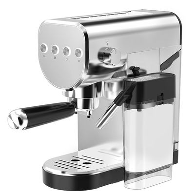 เครื่องทํากาแฟเอสเพรสโซ่แบบครึ่งอัตโนมัติ พร้อมหมอกนมมือสําหรับแคปปูจินโญ่