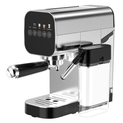 เครื่องทํากาแฟและแอสเปรสโซ่แบบครึ่งอัตโนมัติ สําหรับใช้ในบ้านและสํานักงาน