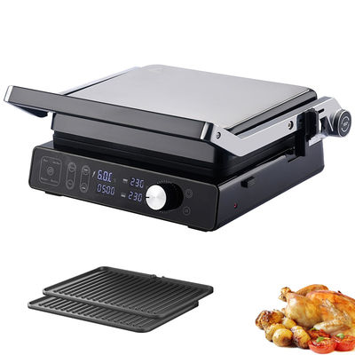 2000w ดิจิทัล ไฟฟ้า Cooktop การใช้งานในครัวเรือน อุปกรณ์ตรวจสอบอุณหภูมิ With Detachable Ptfe Plate And Height Control
