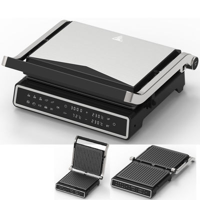 2000w ดิจิทัล ไฟฟ้า Cooktop การใช้งานในครัวเรือน อุปกรณ์ตรวจสอบอุณหภูมิ With Detachable Ptfe Plate And Height Control