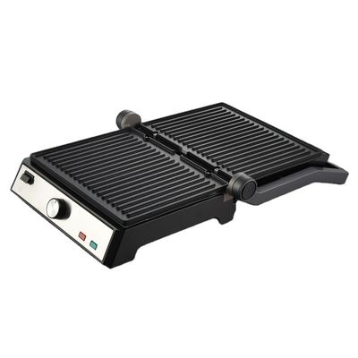 2000W ไฟฟ้าดิจิตอล Big Contact BBQ Grill ไม่มีควัน เครื่องทําอาหารที่บ้าน สามารถแยกออกได้ 4/6 ชิ้น Panini Maker