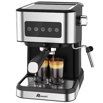 Anbo การควบคุมจอสัมผัส กาแฟและเอสเปรสโซ่ เครื่องทําแคปปูชินโญ่หลายฟังก์ชัน 20 Bar