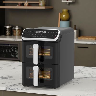 พลาสติกสแควร์ 1800 วัตต์ ดิจิตอล Airfryer App การควบคุม