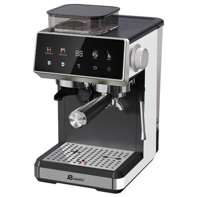 Anbo Big Touch Screen Control Cappuccino Espresso เครื่องทํากาแฟ มีหลายฟังก์ชัน พร้อมเครื่องบด