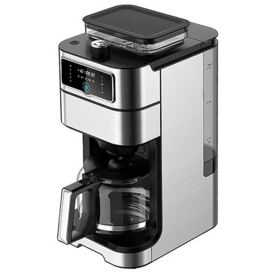 Anbo Big Touch Screen Control Cappuccino Espresso เครื่องทํากาแฟ มีหลายฟังก์ชัน พร้อมเครื่องบด