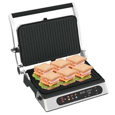 2200w สามารถแยกออกได้ 4/6 แผ่น Panini เครื่องทําด้วยเครื่องตรวจสอบ